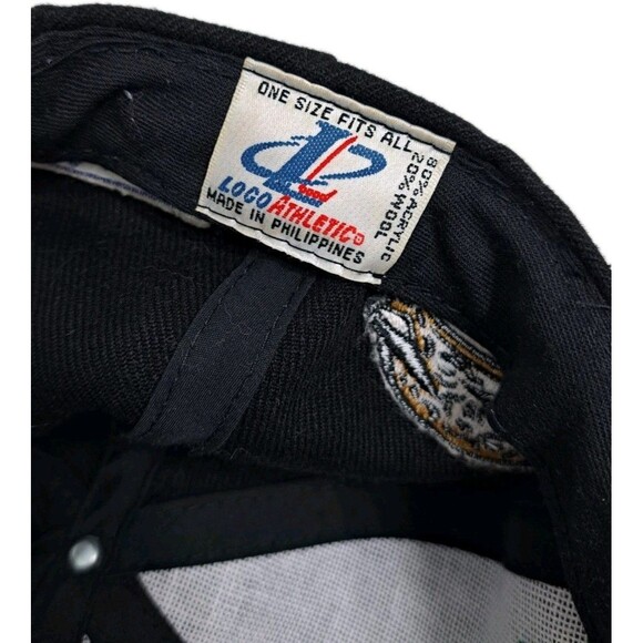 Jacksonville Jaguars Vintage 90s Logo Athletic NFL Hat Pro Line Cap Wool Black - Picture 8 of 8